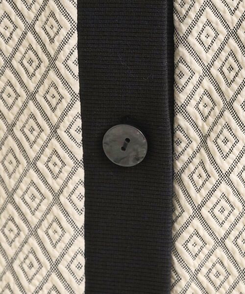 SHOO・LA・RUE / シューラルー カーディガン・ボレロ | 【前後2WAY】幾何学柄 ふくれジャカードカーディガン | 詳細7