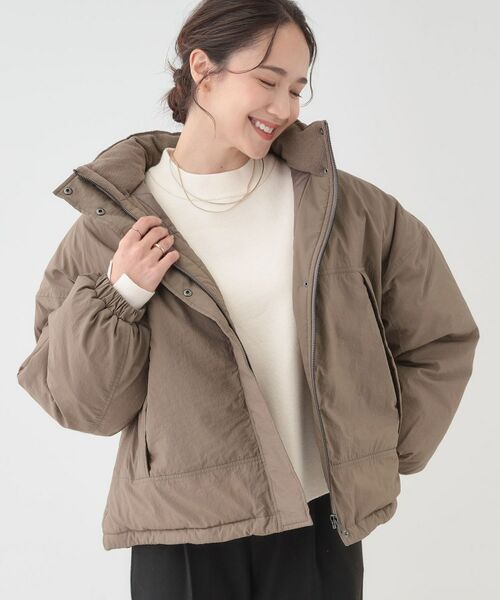 SHOO・LA・RUE / シューラルー その他アウター | 【撥水/あったか】たっぷり着られる 中綿モンスターショートコート | 詳細13