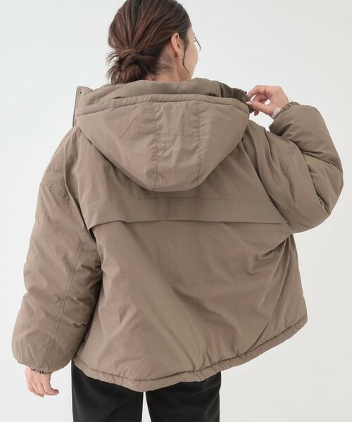 SHOO・LA・RUE / シューラルー その他アウター | 【撥水/あったか】たっぷり着られる 中綿モンスターショートコート | 詳細14