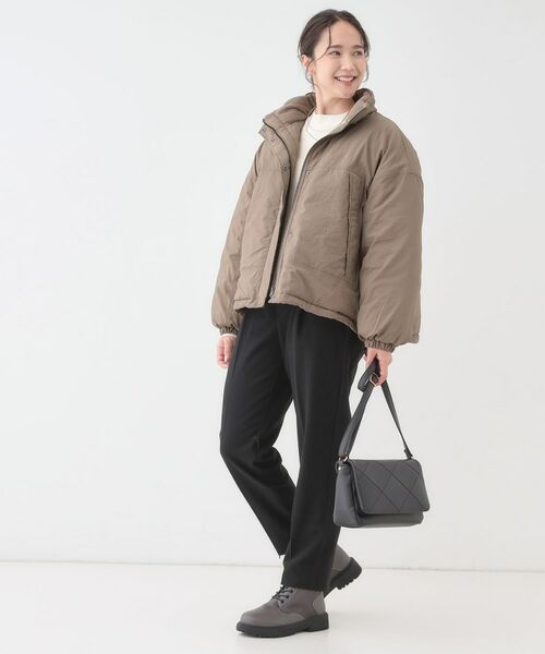 SHOO・LA・RUE / シューラルー その他アウター | 【撥水/あったか】たっぷり着られる 中綿モンスターショートコート | 詳細15