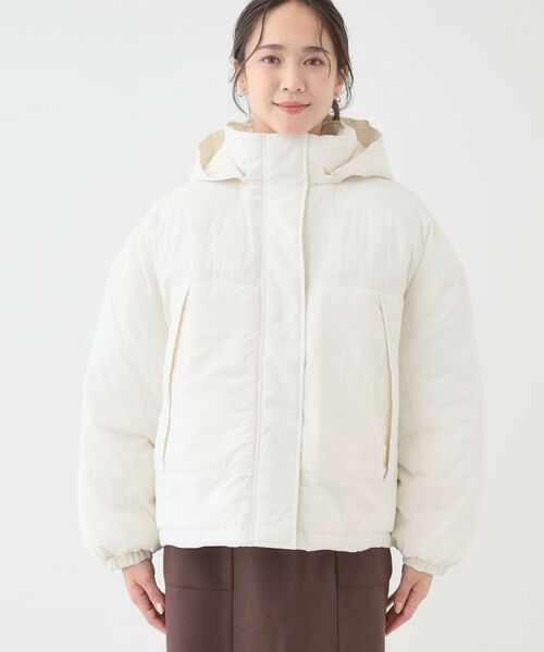 SHOO・LA・RUE / シューラルー その他アウター | 【撥水/あったか】たっぷり着られる 中綿モンスターショートコート | 詳細17