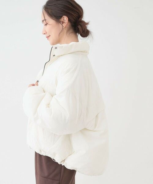 SHOO・LA・RUE / シューラルー その他アウター | 【撥水/あったか】たっぷり着られる 中綿モンスターショートコート | 詳細2