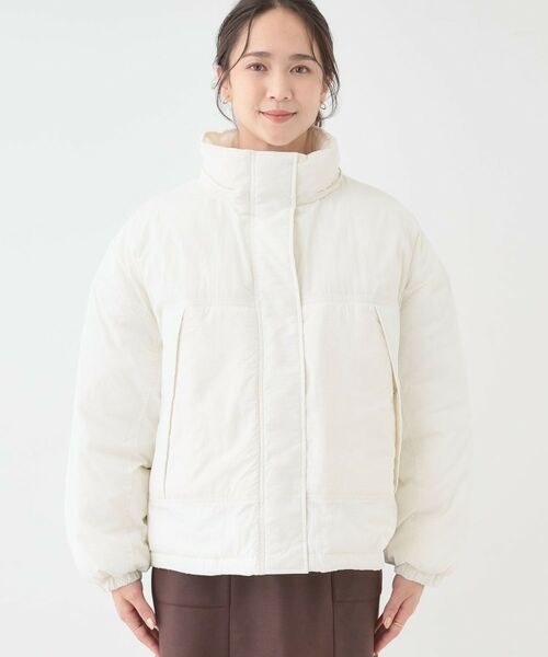 SHOO・LA・RUE / シューラルー その他アウター | 【撥水/あったか】たっぷり着られる 中綿モンスターショートコート | 詳細20