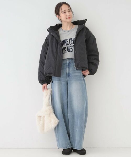 SHOO・LA・RUE / シューラルー その他アウター | 【撥水/あったか】たっぷり着られる 中綿モンスターショートコート | 詳細7