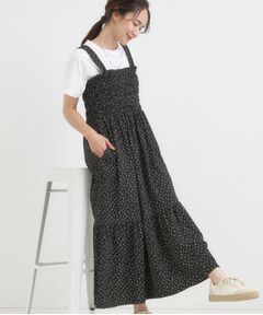 SHOO・LA・RUE / シューラルー ロング・マキシ丈ワンピース | 【2WAY】肩紐が取り外しできる シャーリングワンピース