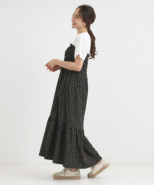 SHOO・LA・RUE / シューラルー ロング・マキシ丈ワンピース | 【2WAY】肩紐が取り外しできる シャーリングワンピース | 詳細12