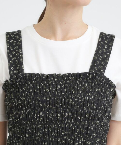 SHOO・LA・RUE / シューラルー ロング・マキシ丈ワンピース | 【2WAY】肩紐が取り外しできる シャーリングワンピース | 詳細18