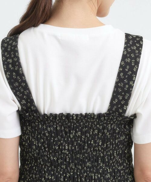 SHOO・LA・RUE / シューラルー ロング・マキシ丈ワンピース | 【2WAY】肩紐が取り外しできる シャーリングワンピース | 詳細19