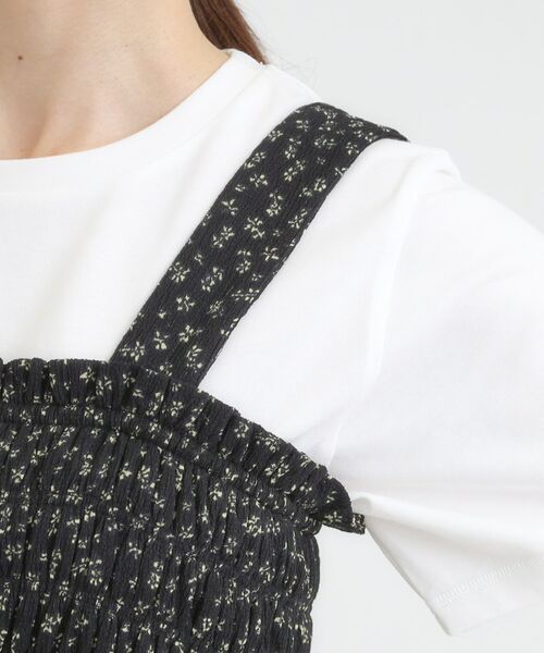 SHOO・LA・RUE / シューラルー ロング・マキシ丈ワンピース | 【2WAY】肩紐が取り外しできる シャーリングワンピース | 詳細20