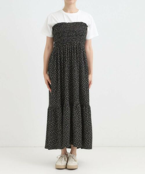 SHOO・LA・RUE / シューラルー ロング・マキシ丈ワンピース | 【2WAY】肩紐が取り外しできる シャーリングワンピース | 詳細25