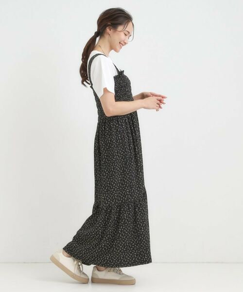 SHOO・LA・RUE / シューラルー ロング・マキシ丈ワンピース | 【2WAY】肩紐が取り外しできる シャーリングワンピース | 詳細9
