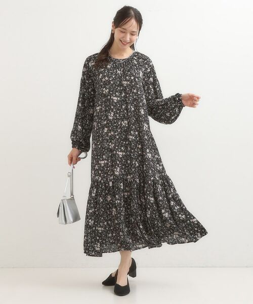 SHOO・LA・RUE / シューラルー ロング・マキシ丈ワンピース | 【前後2WAY】1枚で着映える フラワープリント マキシワンピース | 詳細1