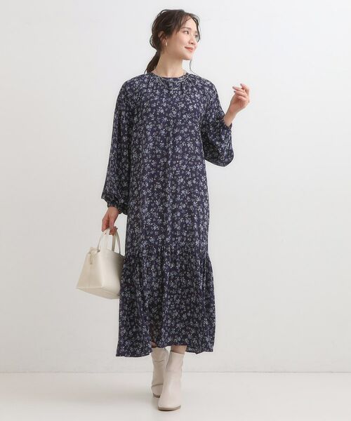 SHOO・LA・RUE / シューラルー ロング・マキシ丈ワンピース | 【前後2WAY】1枚で着映える フラワープリント マキシワンピース | 詳細11
