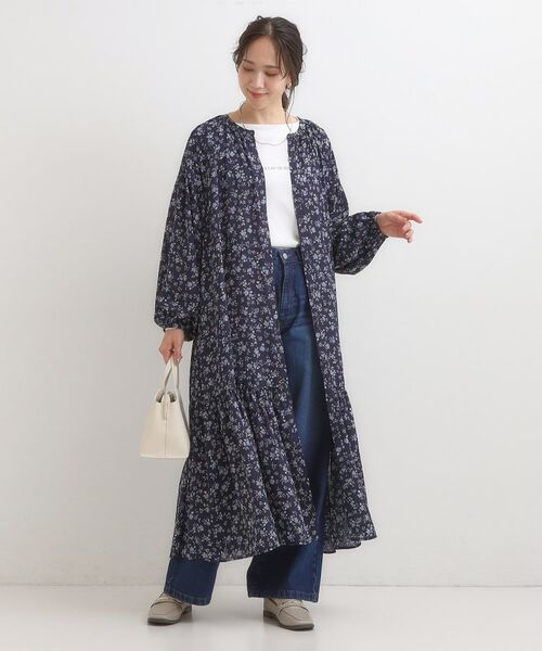 SHOO・LA・RUE / シューラルー ロング・マキシ丈ワンピース | 【前後2WAY】1枚で着映える フラワープリント マキシワンピース | 詳細13