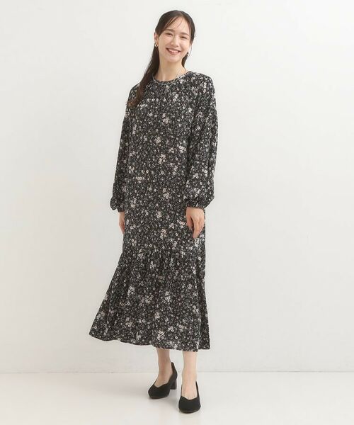 SHOO・LA・RUE / シューラルー ロング・マキシ丈ワンピース | 【前後2WAY】1枚で着映える フラワープリント マキシワンピース | 詳細4