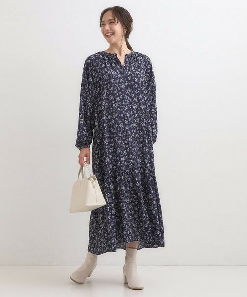 SHOO・LA・RUE / シューラルー ロング・マキシ丈ワンピース | 【前後2WAY】1枚で着映える フラワープリント マキシワンピース | 詳細8
