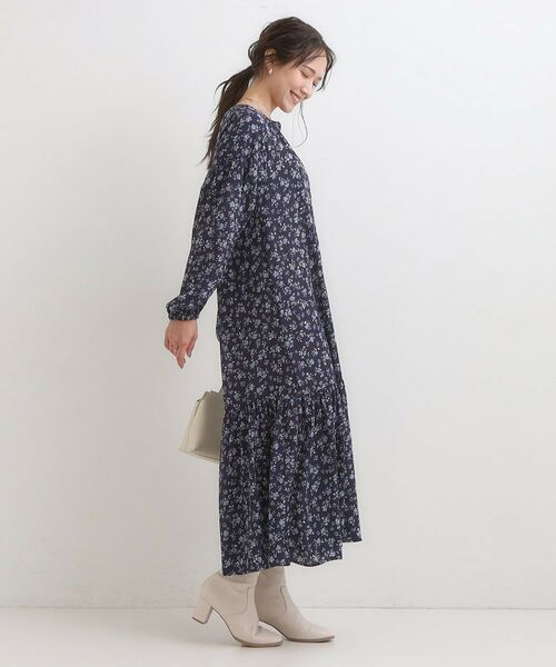 SHOO・LA・RUE / シューラルー ロング・マキシ丈ワンピース | 【前後2WAY】1枚で着映える フラワープリント マキシワンピース | 詳細9