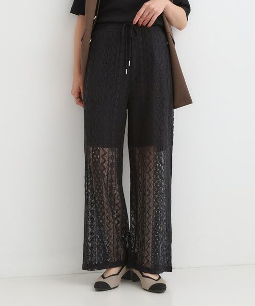 SHOO・LA・RUE / シューラルー パンツ | 【セットアップ可】クラフトレースイージーパンツ | 詳細1