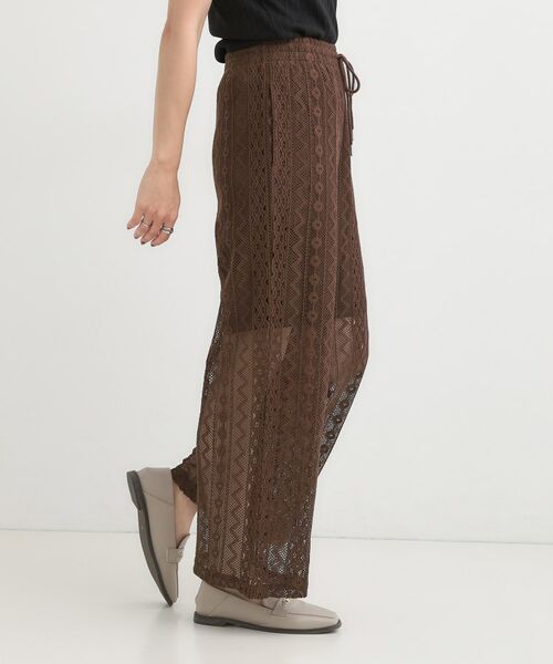 SHOO・LA・RUE / シューラルー パンツ | 【セットアップ可】クラフトレースイージーパンツ | 詳細10