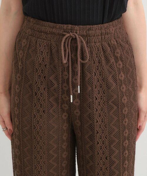 SHOO・LA・RUE / シューラルー パンツ | 【セットアップ可】クラフトレースイージーパンツ | 詳細16