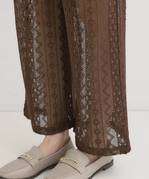 SHOO・LA・RUE / シューラルー パンツ | 【セットアップ可】クラフトレースイージーパンツ | 詳細18