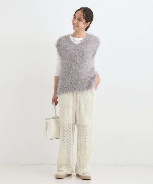 SHOO・LA・RUE / シューラルー パンツ | 【セットアップ可】クラフトレースイージーパンツ | 詳細7