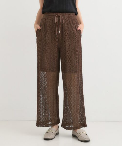 SHOO・LA・RUE / シューラルー パンツ | 【セットアップ可】クラフトレースイージーパンツ | 詳細9
