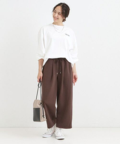 SHOO・LA・RUE / シューラルー パンツ | ダンボールスウェットカーブパンツ | 詳細11
