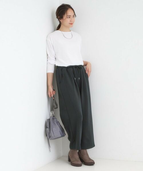 SHOO・LA・RUE / シューラルー パンツ | ダンボールスウェットカーブパンツ | 詳細7