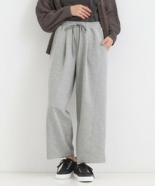 SHOO・LA・RUE/シューラルー ダンボールスウェットカーブパンツ ライトグレー(011) 01(S) SHOO・LA・RUE/シューラルー ダンボールスウェットカーブパンツ ライトグレー(011) 01(S)