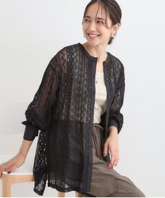 SHOO・LA・RUE / シューラルー シャツ・ブラウス | 【セットアップ可】レース使いが美しい バンドカラーシャツ