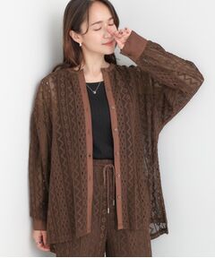 SHOO・LA・RUE / シューラルー シャツ・ブラウス | 【セットアップ可】レース使いが美しい バンドカラーシャツ