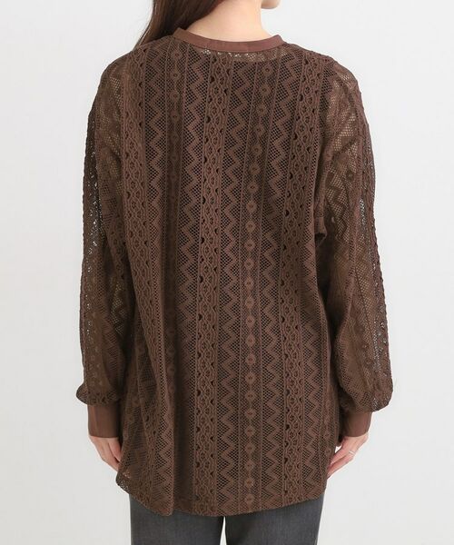 SHOO・LA・RUE / シューラルー シャツ・ブラウス | 【セットアップ可】レース使いが美しい バンドカラーシャツ | 詳細15