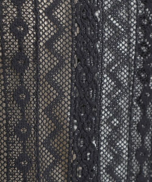 SHOO・LA・RUE / シューラルー シャツ・ブラウス | 【セットアップ可】レース使いが美しい バンドカラーシャツ | 詳細8