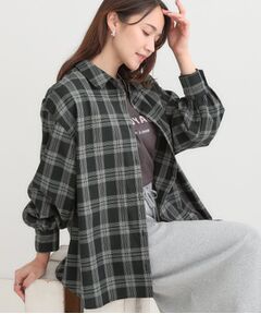 SHOO・LA・RUE / シューラルー シャツ・ブラウス | 【着丈選べる】オーバーサイズのチェックシャツ