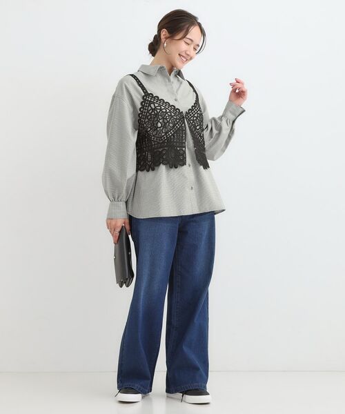 SHOO・LA・RUE / シューラルー シャツ・ブラウス | 【着丈選べる】オーバーサイズのチェックシャツ | 詳細10