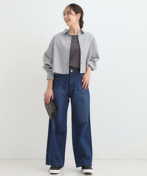 SHOO・LA・RUE / シューラルー シャツ・ブラウス | 【着丈選べる】オーバーサイズのチェックシャツ | 詳細13