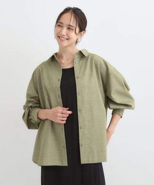 SHOO・LA・RUE / シューラルー シャツ・ブラウス | 【着丈選べる】オーバーサイズのチェックシャツ | 詳細15