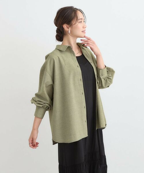 SHOO・LA・RUE / シューラルー シャツ・ブラウス | 【着丈選べる】オーバーサイズのチェックシャツ | 詳細16