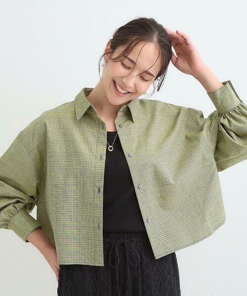 SHOO・LA・RUE / シューラルー シャツ・ブラウス | 【着丈選べる】オーバーサイズのチェックシャツ | 詳細18