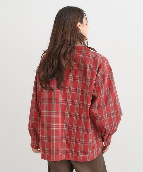 SHOO・LA・RUE / シューラルー シャツ・ブラウス | 【着丈選べる】オーバーサイズのチェックシャツ | 詳細23