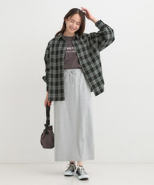 SHOO・LA・RUE / シューラルー シャツ・ブラウス | 【着丈選べる】オーバーサイズのチェックシャツ | 詳細3