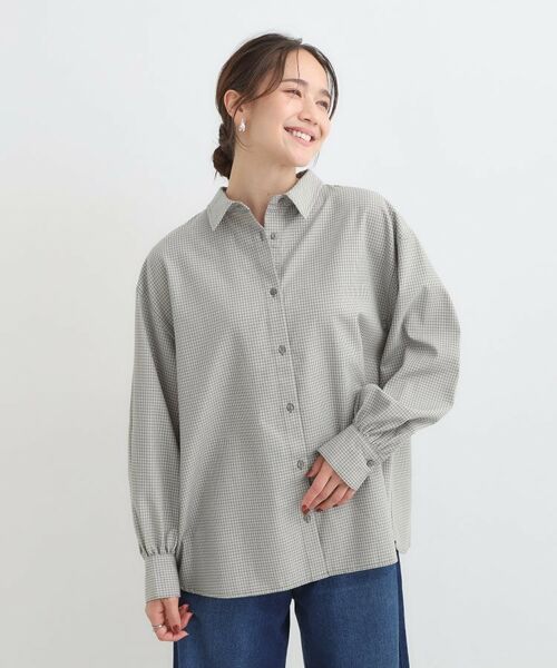 SHOO・LA・RUE / シューラルー シャツ・ブラウス | 【着丈選べる】オーバーサイズのチェックシャツ | 詳細8