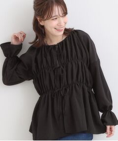 SHOO・LA・RUE / シューラルー シャツ・ブラウス | シャーリングデザインブラウス