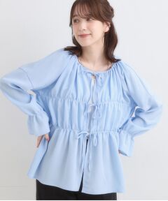 SHOO・LA・RUE / シューラルー シャツ・ブラウス | シャーリングデザインブラウス