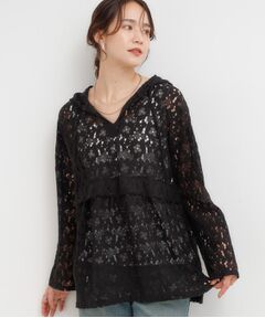 SHOO・LA・RUE / シューラルー シャツ・ブラウス | レースフーディプルオーバー