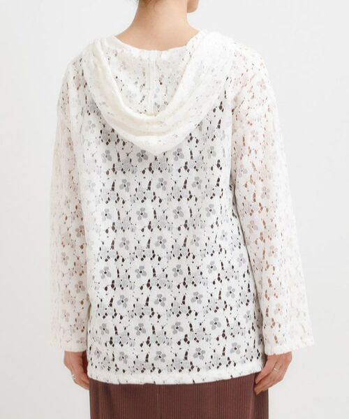 SHOO・LA・RUE / シューラルー シャツ・ブラウス | レースフーディプルオーバー | 詳細11