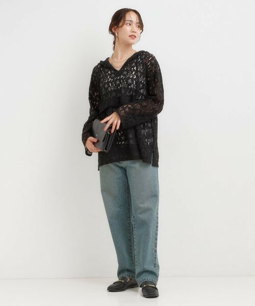 SHOO・LA・RUE / シューラルー シャツ・ブラウス | レースフーディプルオーバー | 詳細3