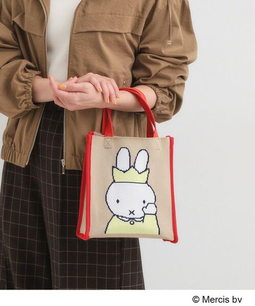 SHOO・LA・RUE/シューラルー 【ミッフィー】ニッティングトート レッド(062) 00(フリー) SHOO・LA・RUE/シューラルー 【ミッフィー】ニッティングトート レッド(062) 00(フリー)