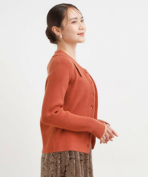SHOO・LA・RUE / シューラルー ニット・セーター | カジュアルながらも上品な 襟付きリブニット | 詳細14